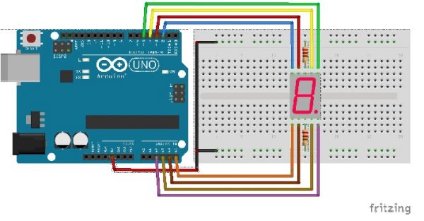 Cara Menampilkan Karakter Pada 7 Segment dengan Arduino