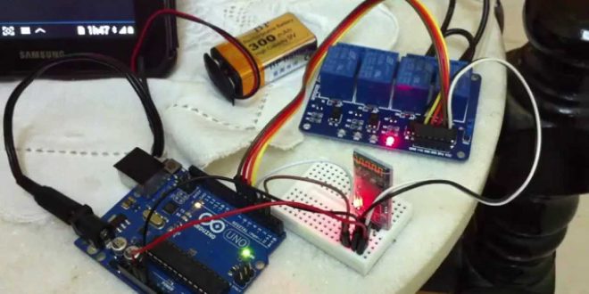 Menyalakan Mematikan Lampu Lewat Perintah Suara Android Arduino